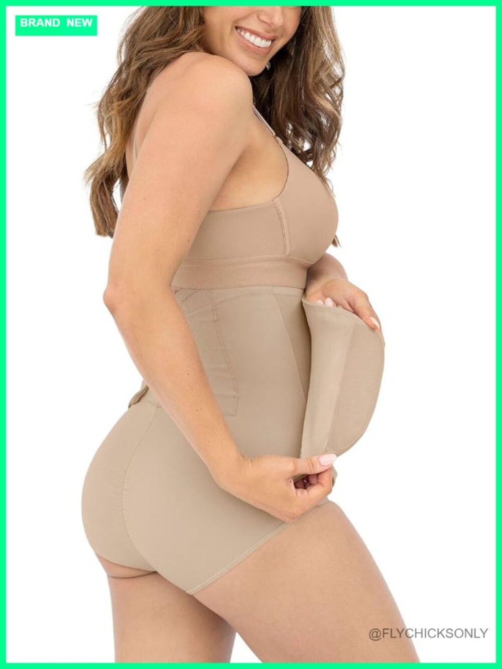 High-Waist Post-Surgical Compression Shapewear with Adjustable Belly Wrap